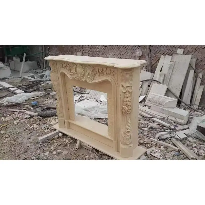 chinese marble fireplace mantel for sale/natural marble surrounds