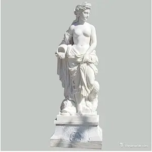 long hair lady statue/sexy lady statue/marble lady statue/stone sculpture