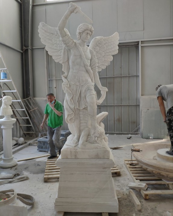 roman warrior sculpture/warrior statue/garden warrior statue