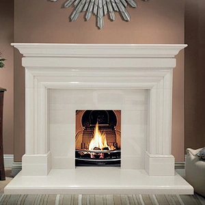 Roma marble fireplace stand/natural marble fireplace mantels