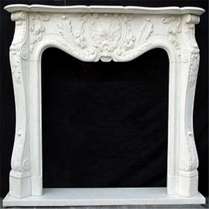 Marble Fireplace Mantle/white marble fireplace surrounds