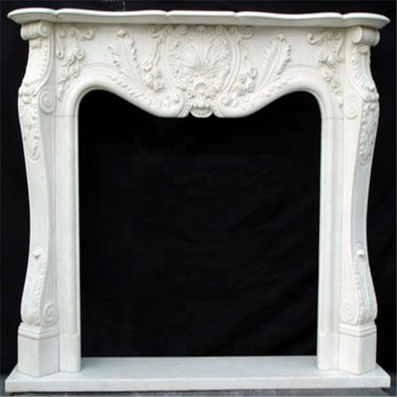Marble Fireplace Mantle/white marble fireplace surrounds
