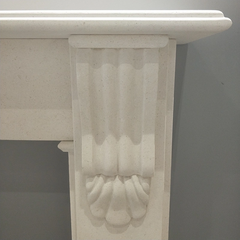 white marble fireplace surround/irish fireplace stone marble fireplace