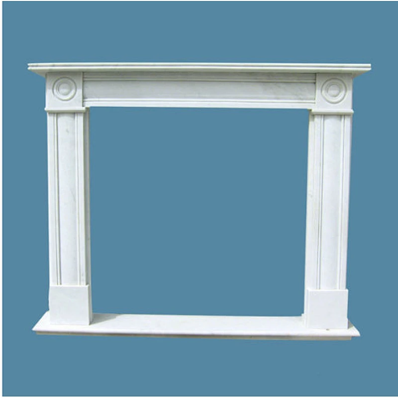 Custom Designed Factory Wholesale Marble Carved Decorating Fire Places