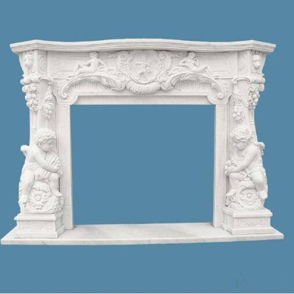 Freestanding Luxury Carved Marble Stone Fireplaces/fireplace mantles
