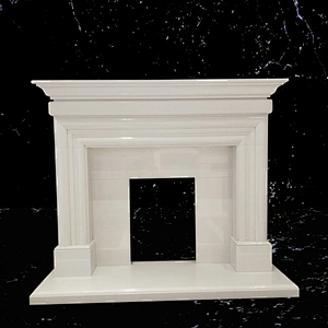Roma marble fireplace stand/natural marble fireplace mantels