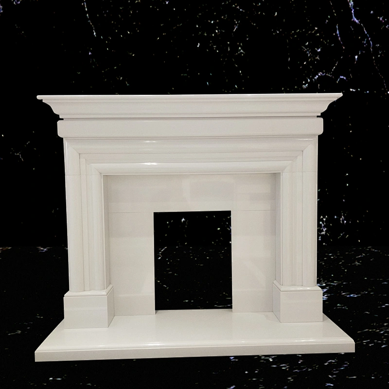 Roma marble fireplace stand/natural marble fireplace mantels