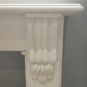 Stone Fireplace Frame Craft Carving/marble firepalce factory outlet