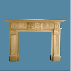 White marble fireplaces made in china  for sale
