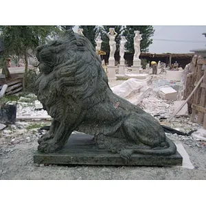 large lion statues