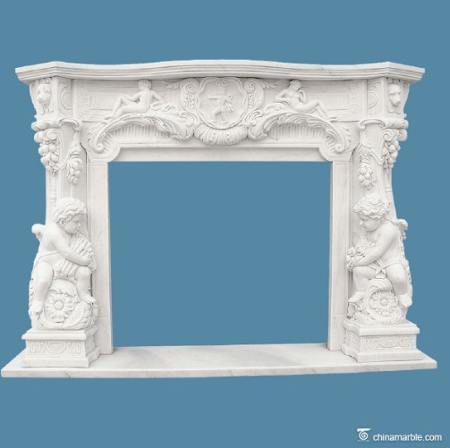 saudi arabia fireplace/marble slab fireplace surround/home fireplace design