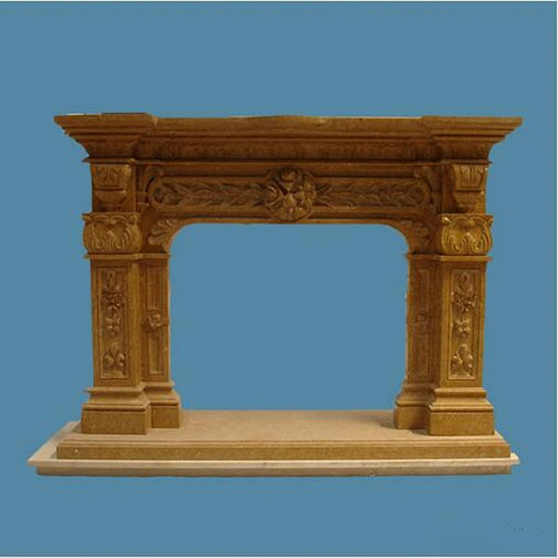 Indoor Antique Marble Fireplace Mantels For Sale/carved firplaces