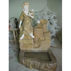 woman fountain/marble garden fountain/garden nude woman fountain