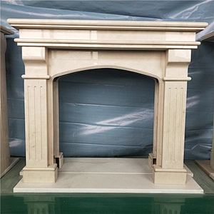 Marble Fireplace Mantels/Natural marble fireplace surrounds