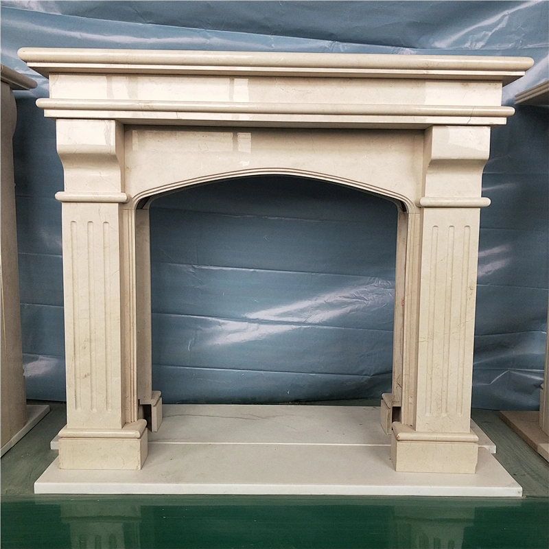 Marble Fireplace Mantels/Natural marble fireplace surrounds