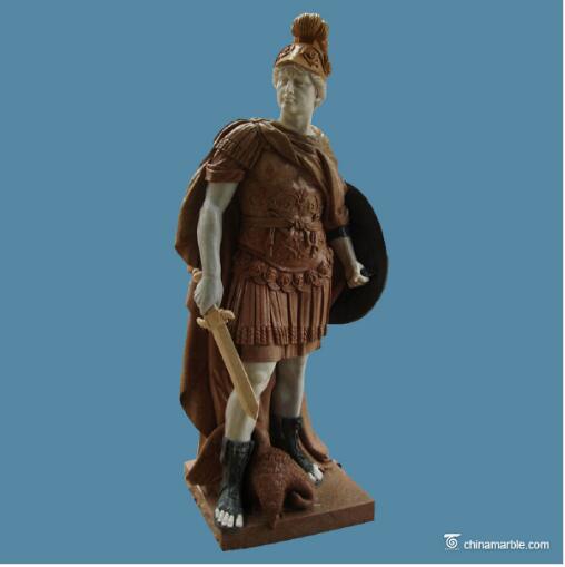 antique soldier statue/statue romaine/life size soldier statue