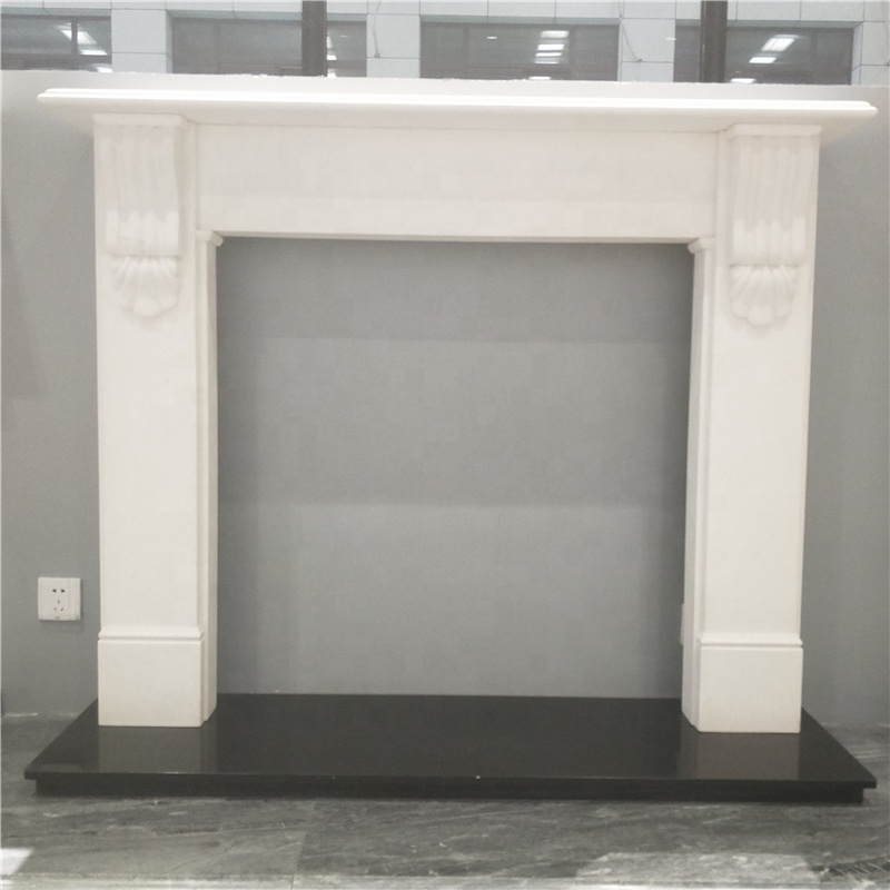 Stone Fireplace Frame Craft Carving/marble firepalce factory outlet