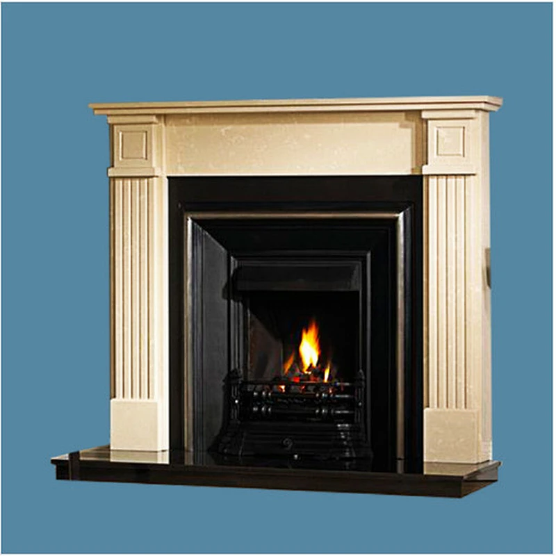Custom Designed Factory Wholesale Marble Carved Decorating Fire Places