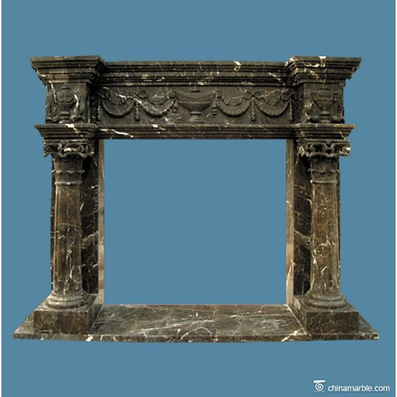 italian fireplace/mantel fireplace/marble slab fireplace surround