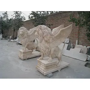 front door lion statue/chinese lion statue/lion stone statue