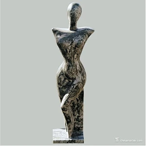 abstract sculpture stone/modern garden sculpture/figure sculpture