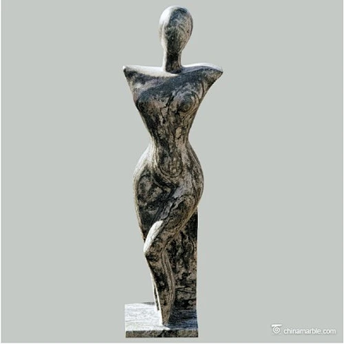 abstract sculpture stone/modern garden sculpture/figure sculpture