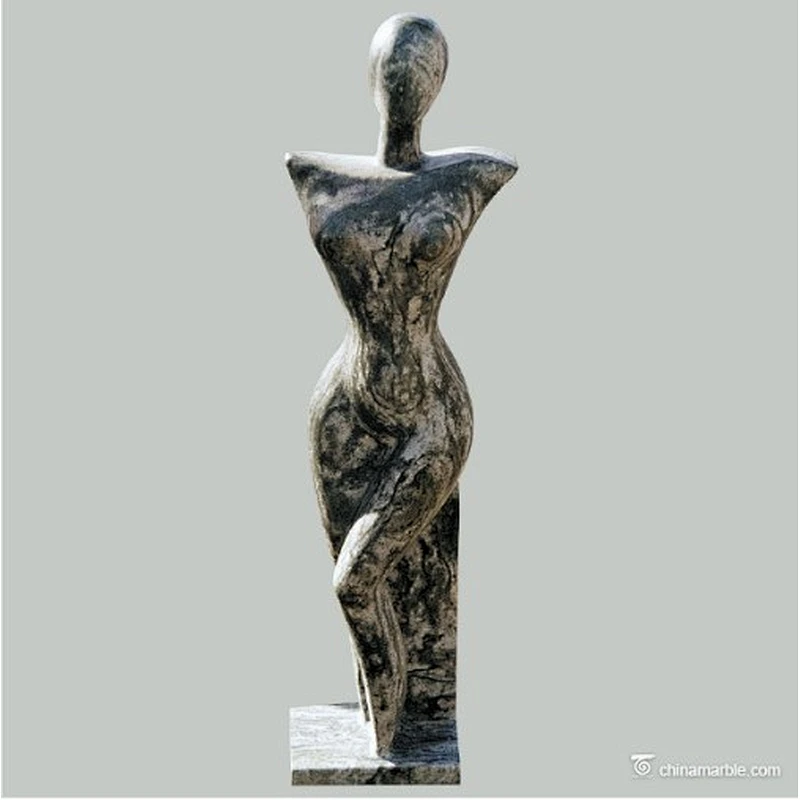 abstract sculpture stone/modern garden sculpture/figure sculpture