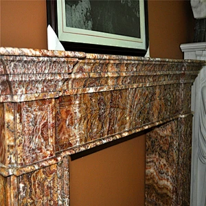 Decor European Onyx Fireplace Mantel Design/UK style fireplace