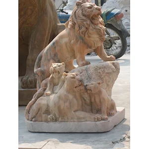 outdoor lion statue/marble stone lion statue/lion marble statue