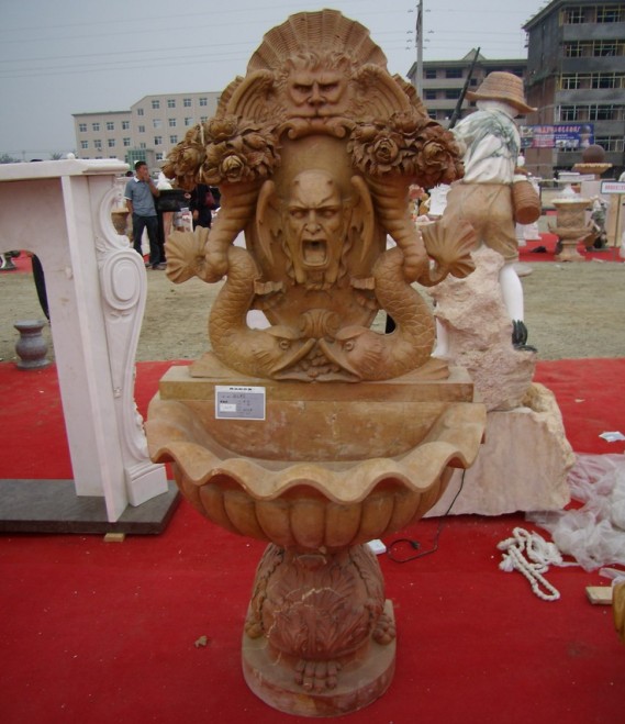 dragon water fountain/outdoor water fountain home decoration