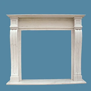 Custom Designed Factory Wholesale Marble Carved Decorating Fire Places