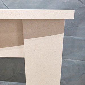 White Aegean limestone fireplace mantel/firaplace surrounds
