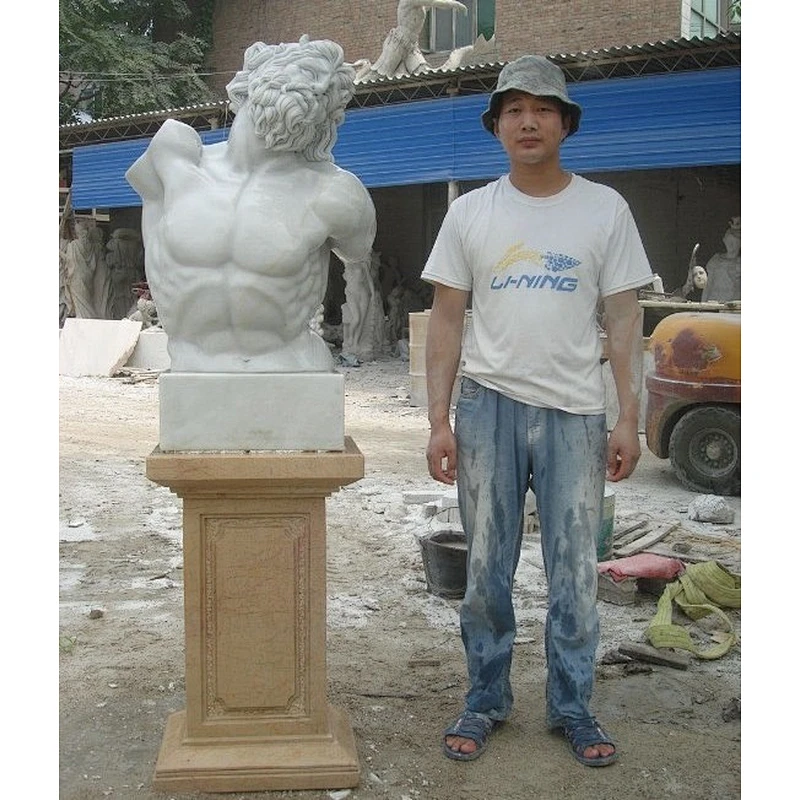 bust marble sculpture/sculpture head/greek head sculpture