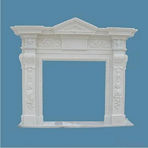 Indoor Used Decorative Mdf Marble Fireplaces Surround Mantel