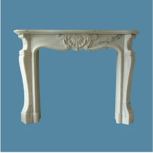 Freestanding Indoor Used Decorative Fireplace Stone Mantel