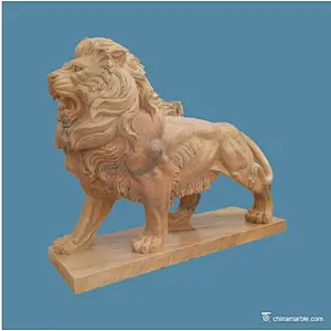 stone lion sculpture/ limestone sculpture statue/natural marble statues