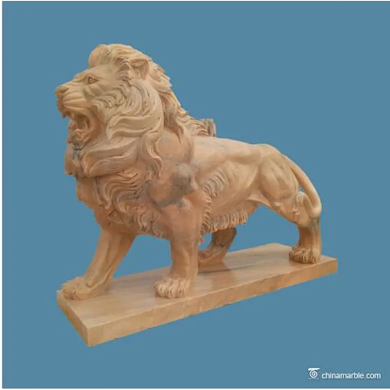stone lion sculpture/ limestone sculpture statue/natural marble statues