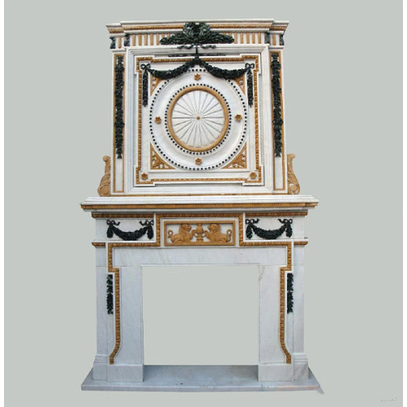 white stone fireplace surround/antique fireplace mental/marble fireplaces