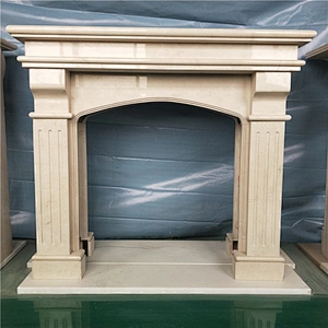 Marble Fireplace Mantels/Natural marble fireplace surrounds