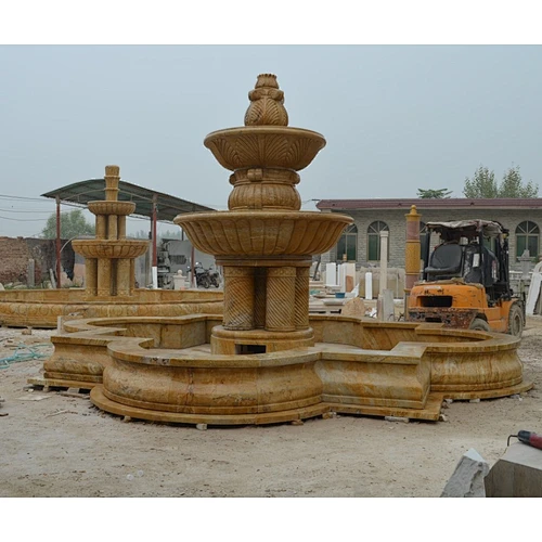 pillar water fountain/stone pillar fountain/falling water fountain