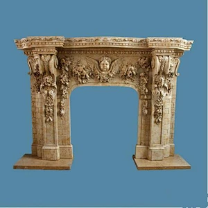 Wholesale Cheap Freestanding Marble Fireplace Mantel