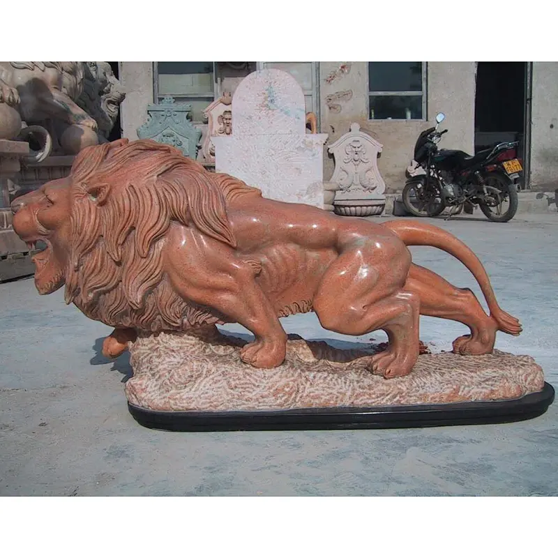 Marble Lion Sculpture/Stone Garden Sculpture/Modern Marble Sculpture
