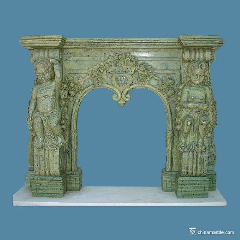 sandstone fireplace mantel/antique marble fireplace mantel