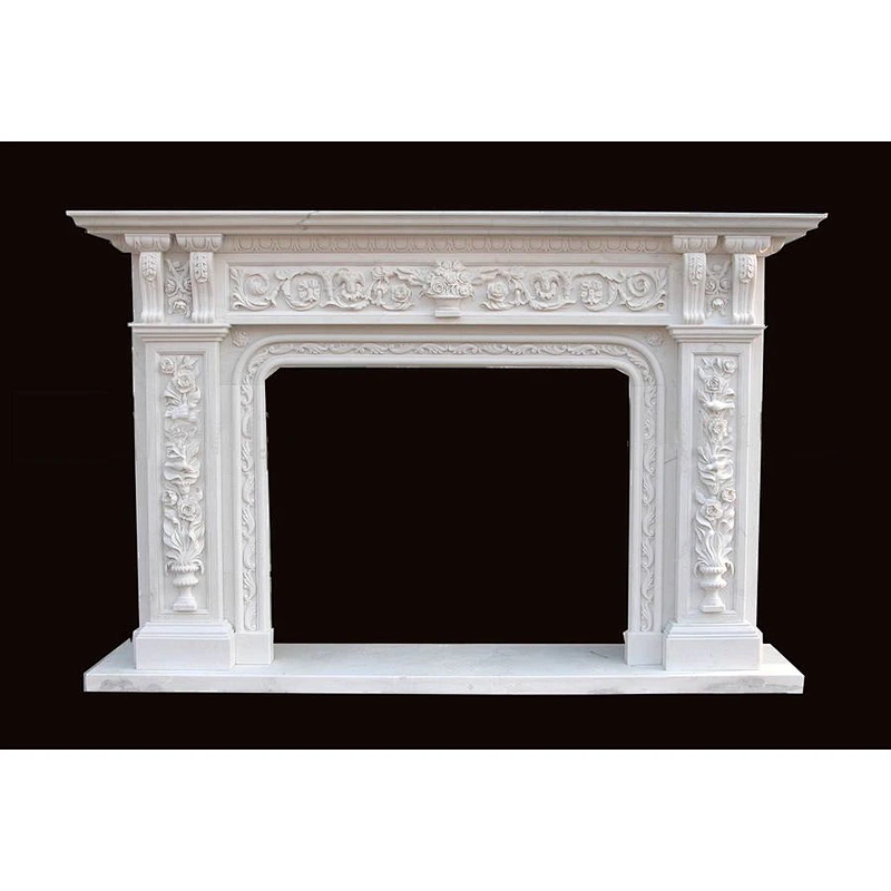Freestanding Indoor Fireplace Mantel Surround Decorative Shabby Chic/marble surrounds