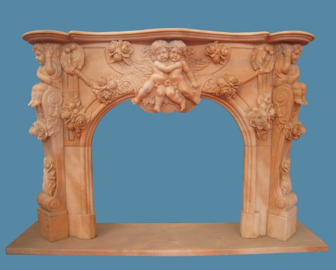 stone fireplace mantel/fireplace shelves/fireplace mantel marble
