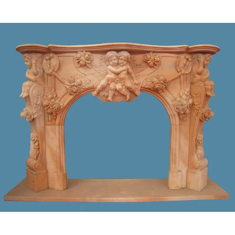 stone fireplace mantel/fireplace shelves/fireplace mantel marble