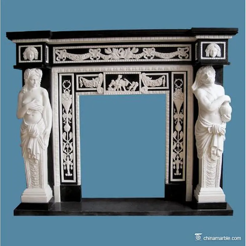 stone fireplace mantel/fireplace shelves/fireplace mantel marble