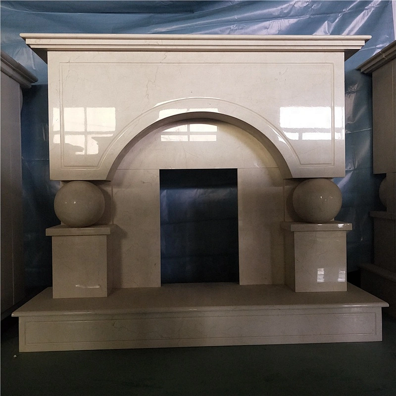 Simulated Wood Burning Fireplace Modern/marble fireplace surrounds
