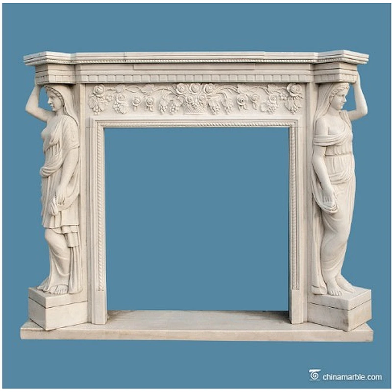 Indoor used fireplace mantel/free standing fireplace/decorative fireplace