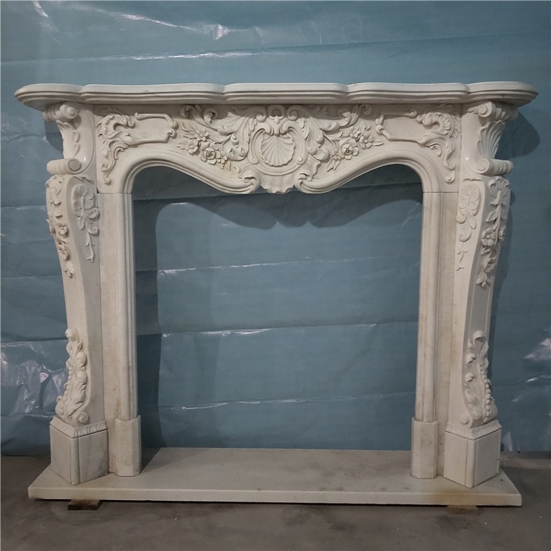 Antique Marble Fireplace Mental/white marble fireplace shelft